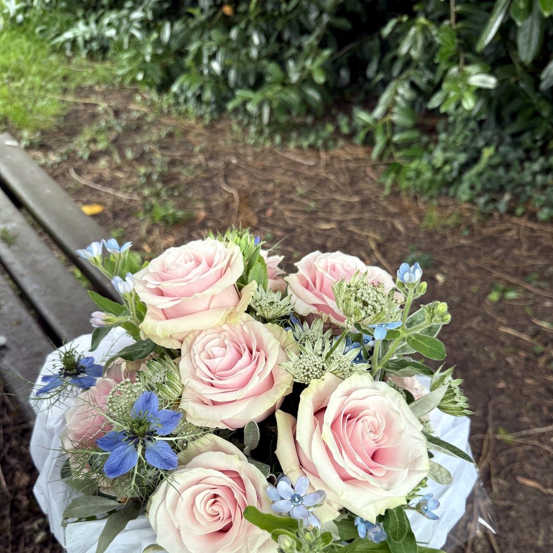 A lush seasonal bouquet